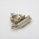 Sterling Silver Galleon Ship Charm Pendant Vintage c1970s