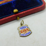Sterling Silver Exmouth Traveller Shield Charm Pendant Vintage c1970