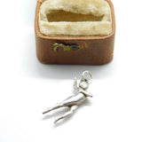 Sterling Silver Dancing Lady Charm Pendant Vintage c1970
