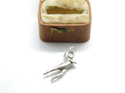 Sterling Silver Dancing Lady Charm Pendant Vintage c1970