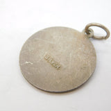 Sterling Silver St Christopher Travel Charm Pendant Vintage c1970s