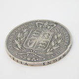 Queen Victoria Silver Young Head Crown Coin 1844 Star Stop Edge Antique