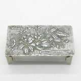 Victorian Tin Plate Novelty 'Where's My Hairpin' Hairpin Box Antique c1880