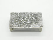 Victorian Tin Plate Novelty 'Where's My Hairpin' Hairpin Box Antique c1880