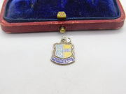 Sterling Silver and Coloured Enamel Travel Shield 'Rothesay' Charm Vintage c1970