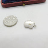 Sterling Silver and Enamel Tirol Travel Shield Charm Pendant Vintage c1970