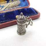 Sterling Silver Miniature Beer Stein Charm Pendant Vintage c1970