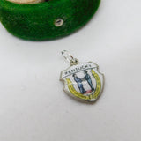 Sterling Silver Enamel Kentucky Charm Pendant Vintage c1970