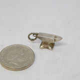 Sterling Silver Blacksmith's Anvil Charm Pendant Vintage c1970