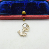 Sterling Silver Anchor Of Hope Mariners Charm Pendant Vintage c1970