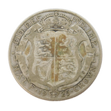 King George V .500 Silver Half Crown Coin Antique 1925 Fair/Fine Condition
