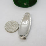 Sterling Silver Spinel Set Drop Charm Pendant Vintage c1970
