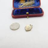 Sterling Silver and Enamel Lucerne Travel Shield Charm Pendant Vintage c1970