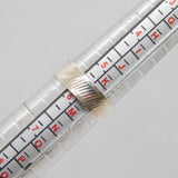 Sterling Silver Diagonal Stripe Pattern Wedding Band Ring Vintage c1990 Size L