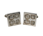Pair of Sterling Silver Ingot Form Gents Cufflinks Vintage 1973 Sheffield