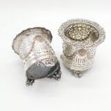 George III Regency Old-Sheffield Silver Plated Bottle Coasters Antique c1820s