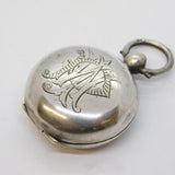 Edwardian Sterling Silver Monogram Sovereign Case Antique 1904 Birmingham