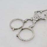 Sterling Silver Georgian Style Sugar Nips Antique 1938 Sheffield Art Deco
