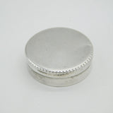 Art Deco Sterling Silver Circular Patch Box Antique 1918 Birmingham