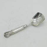 George IV Sterling Silver Deer Crest Tea Caddy or Sugar Spoon Antique 1824