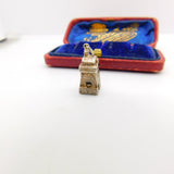 Sterling Silver Gun Turret Charm Pendant Vintage c1970
