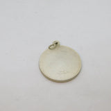 Sterling Silver St Christopher Travel Charm Pendant Vintage c1970