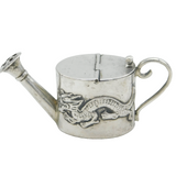 19th Century Chinese Sterling Silver Vermouth Watering Can Antique c1890s