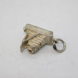 Sterling Silver Traditional Film Camera Charm Pendant Vintage c1970