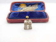Sterling Silver Arc De Triomphe Paris Charm Pendant Vintage c1970