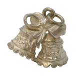 Sterling Silver Ringing Bells Charm Pendant Vintage c1970s