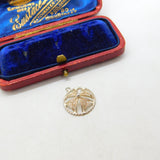 Sterling Silver Filigree Maltese Cross Charm Pendant Vintage c1970