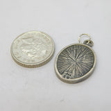 Sterling Silver Pope John Paul II Charm Pendant Vintage c1970s