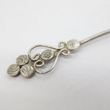 19th Century Sterling Silver Indian Coin Set Teaspoon Antique c1880