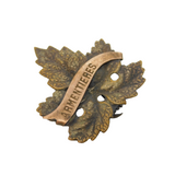 WW1 Period Base Metal Armentieres Sweetheart Brooch Antique c1915