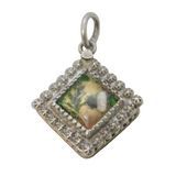 Charles Horner Victorian Sterling Silver Essex Crystal Thistle Pendant Antique