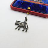 Sterling Silver Mounted Solider Charm Pendant Vintage c1970