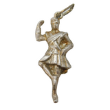 Sterling Silver Highland Dancer Charm Pendant Vintage c1970s