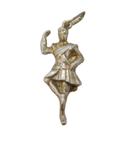 Sterling Silver Highland Dancer Charm Pendant Vintage c1970s