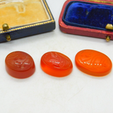 Job Lot Of Intaglios Carnelian Seal Islamic Script Text Antique Georgian c1820