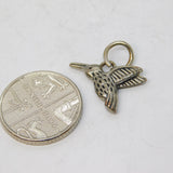 Sterling Silver Hummingbird Charm Pendant Vintage c1970
