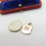 Sterling Silver and Enamel Bournemouth Travel Shield Charm Pendant Vintage c1970