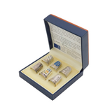 Boxed Set of Six Sterling Silver Battle of Trafalgar Commemorative Thimbles