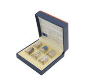 Boxed Set of Six Sterling Silver Battle of Trafalgar Commemorative Thimbles