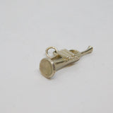 Sterling Silver Trumpet Musical Instrument Pendant Vintage c1970s