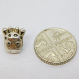 Sterling Silver Cow Pandora Bracelet Charm Bead Vintage c2000