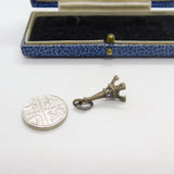 Sterling Silver Eiffel Tower Paris Souvenir Charm Pendant Vintage c1970