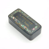 19th Century German Papier Mache 'A Present from Blackpool' Snuff Box Antique