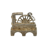 Sterling Silver Water Mill Charm Pendant Vintage c1970