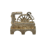 Sterling Silver Water Mill Charm Pendant Vintage c1970