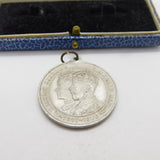 King George V & Queen Mary Silver Jubilee Medal Antique 1935 Royal